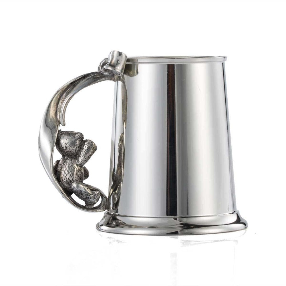 Royal Selangor Teddy Bear's Picnic Swing Baby Pewter Mug
