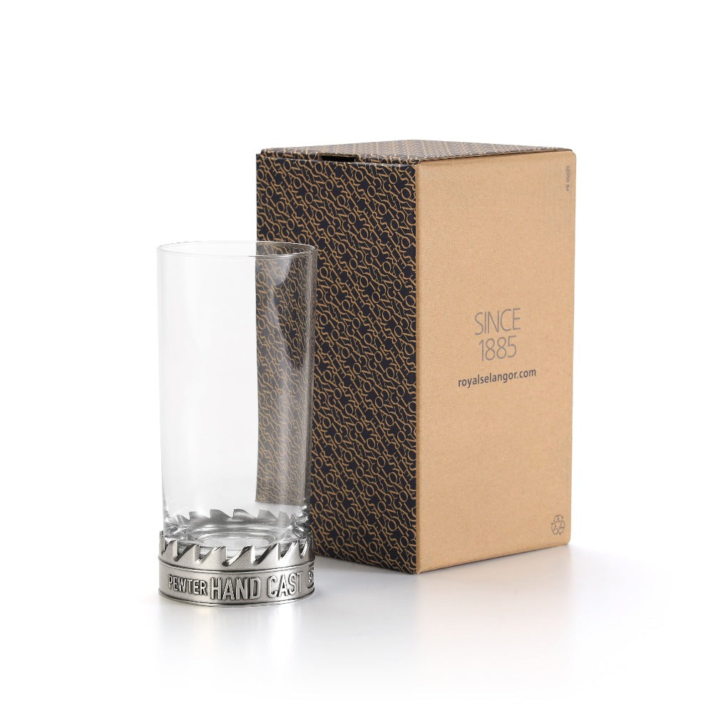 Royal Selangor Toolbar Honed Teeth Pewter Motif Highball