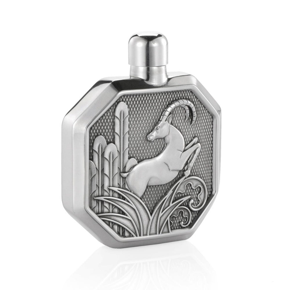 Royal Selangor Gazelle Pewter Hip Flask 100ML
