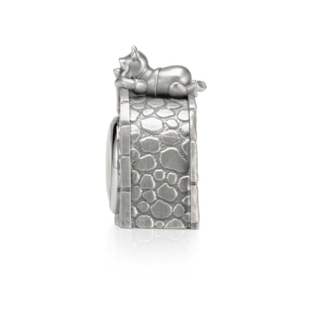 Royal Selangor Winnie Pooh sticks Pewter Table Clock