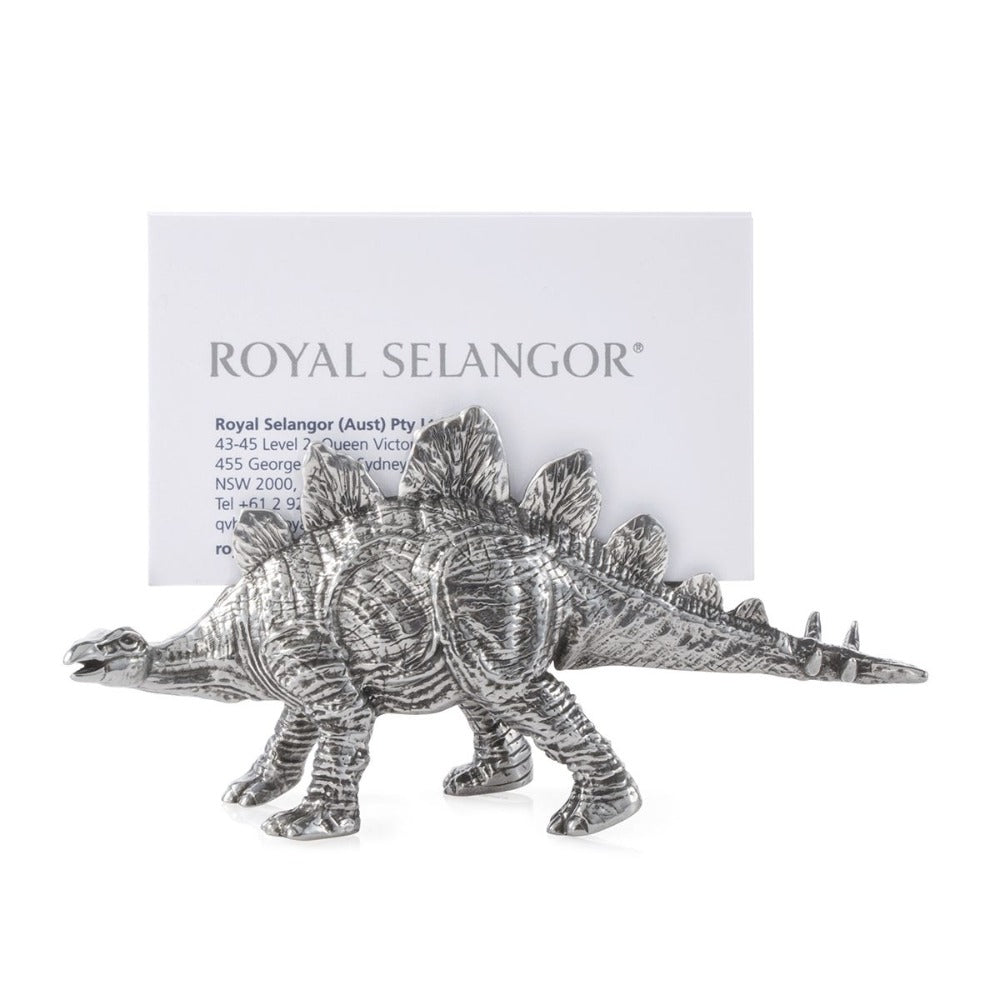 Royal Selangor Herbivorous Stegosaurus Pewter Card Holder