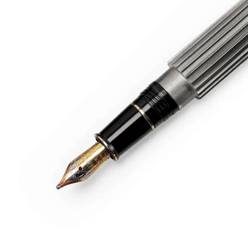 Royal Selangor Vapour BROAD Nib Pewter Fountain Pen
