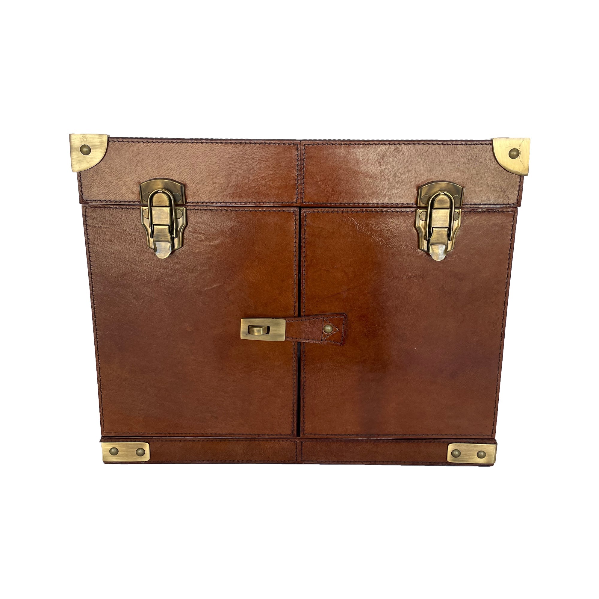 Leather Home Bar on the Go LARGE (Available in 2 Colors)