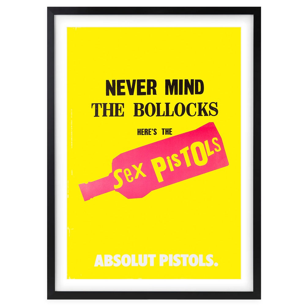The Sex Pistols - Absolut Pistols 2002 105cm x 81cm Framed A1 Art Print