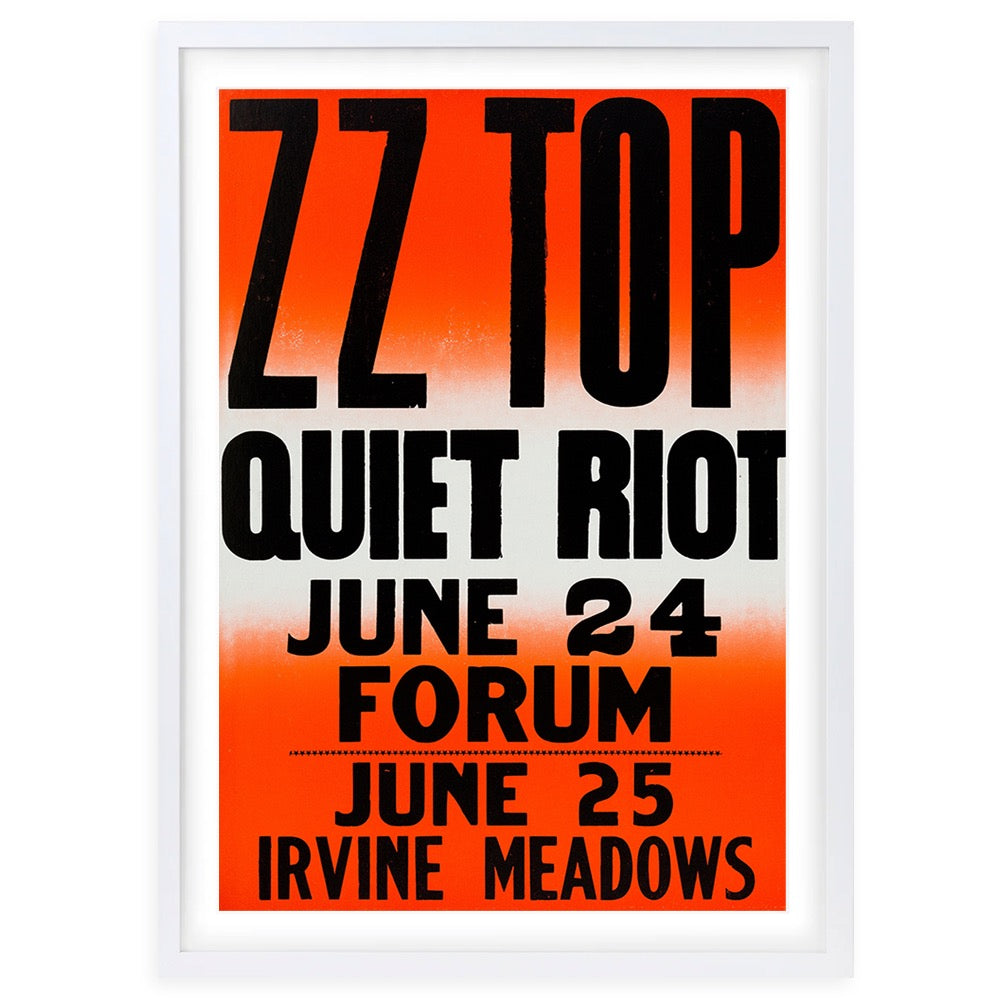 Zz Top 105cm x 81cm Framed A1 Art Print