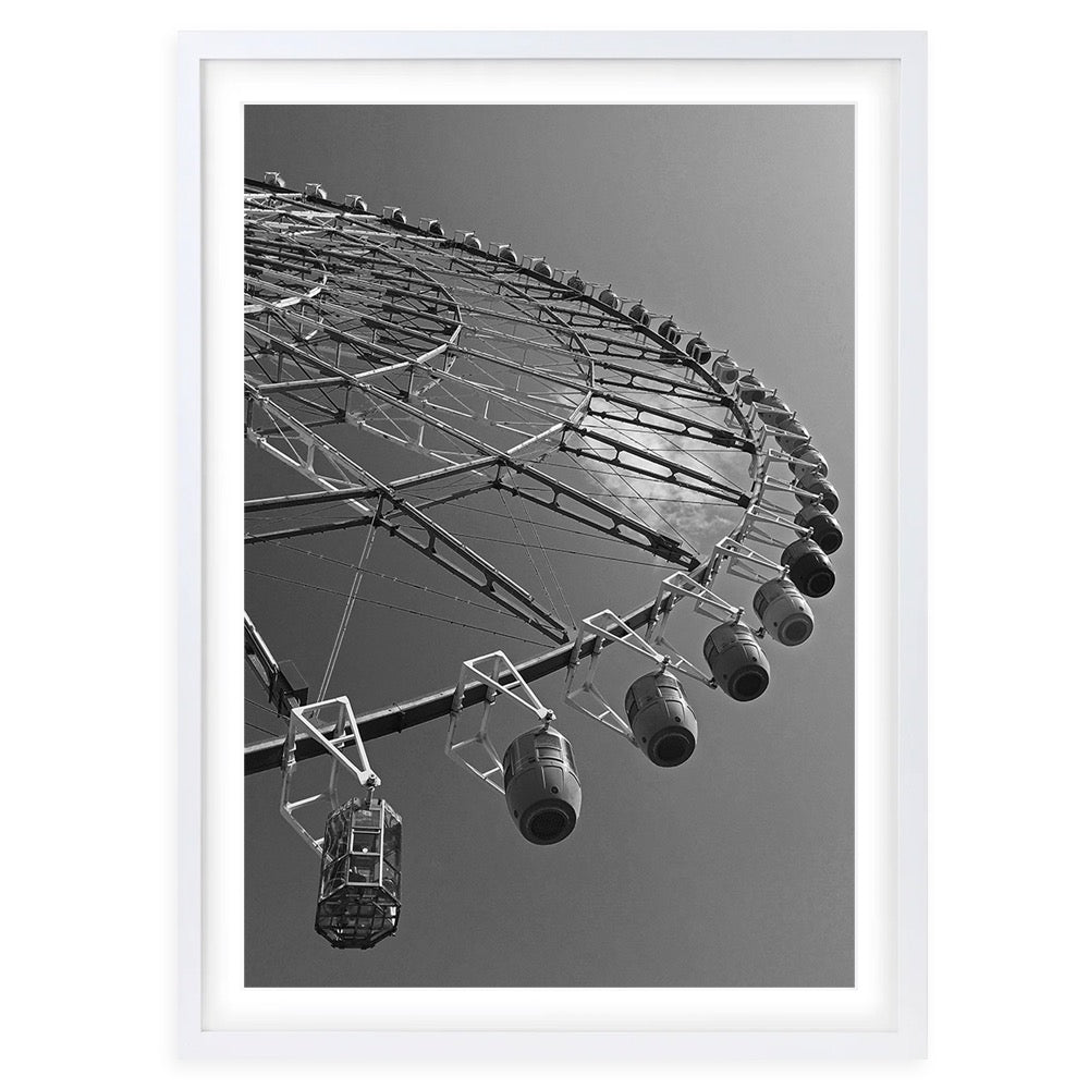 Ferris Wheel 105cm x 81cm Framed A1 Art Print