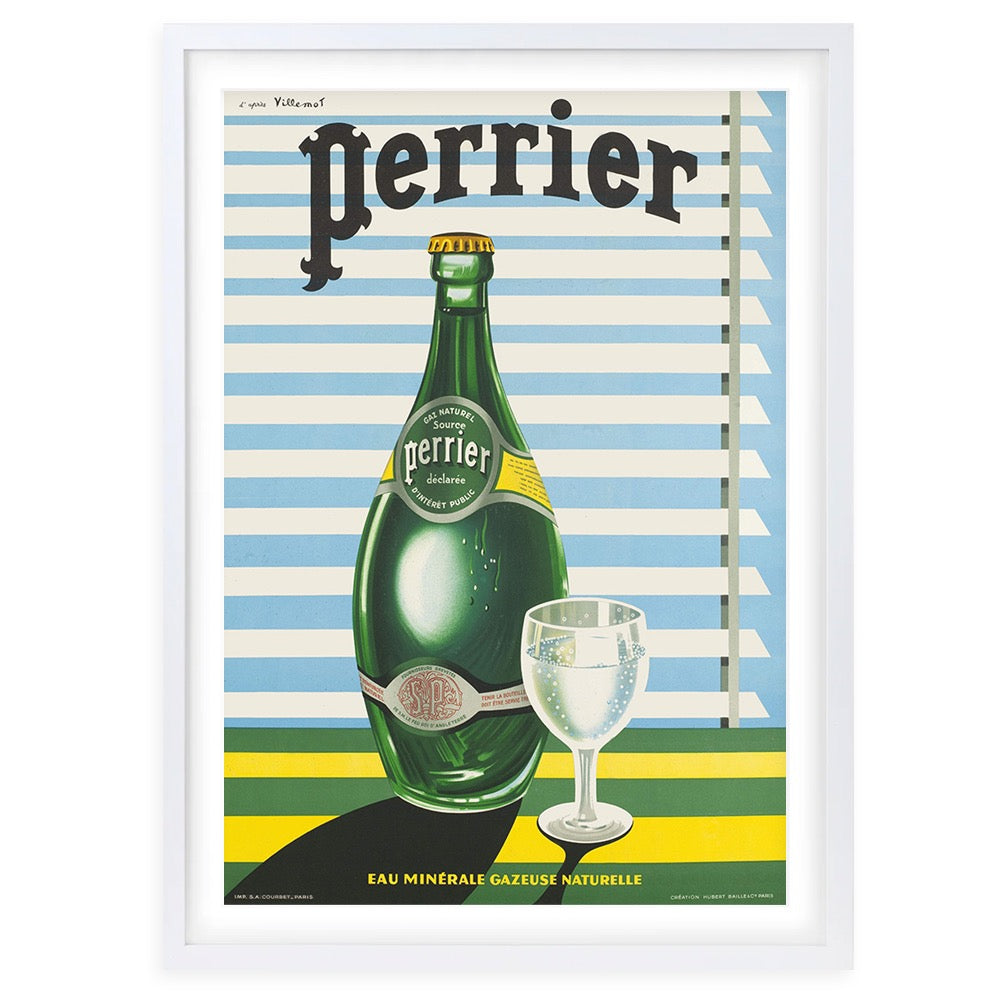 Perrier Bottle 105cm x 81cm Framed A1 Art Print