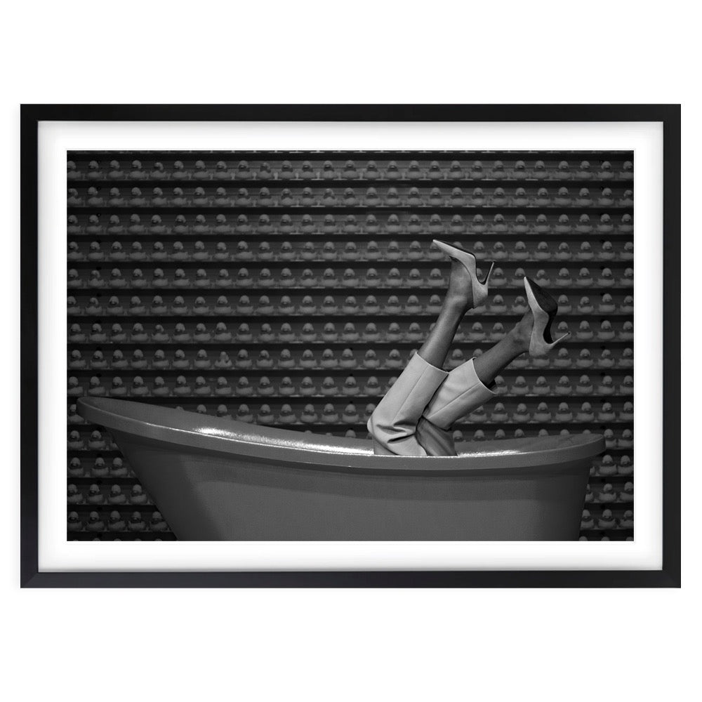 In The Tub 105cm x 81cm Framed A1 Art Print