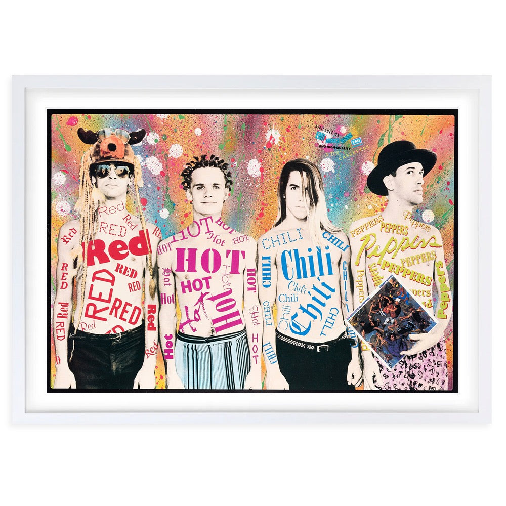 Red Hot Chili Peppers - Freaky Styley 1985 105cm x 81cm Framed A1 Art Print