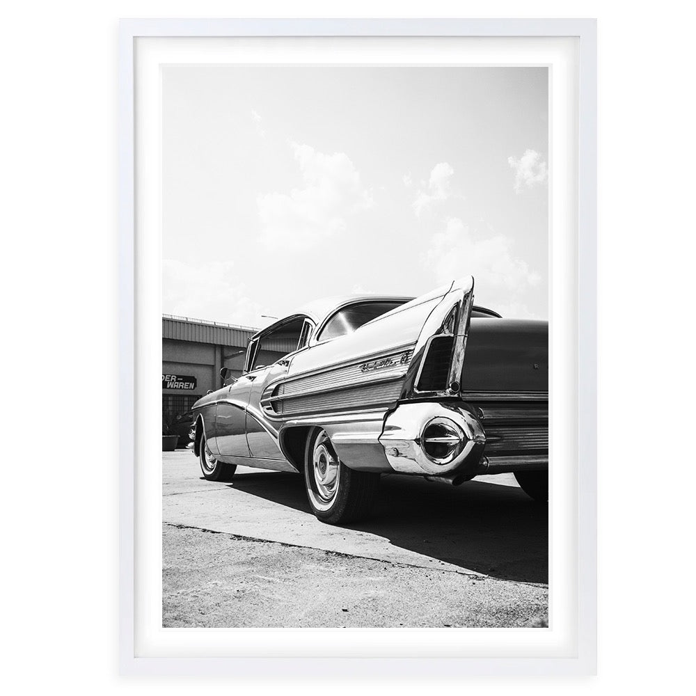 Vintage Car 105cm x 81cm Framed A1 Art Print