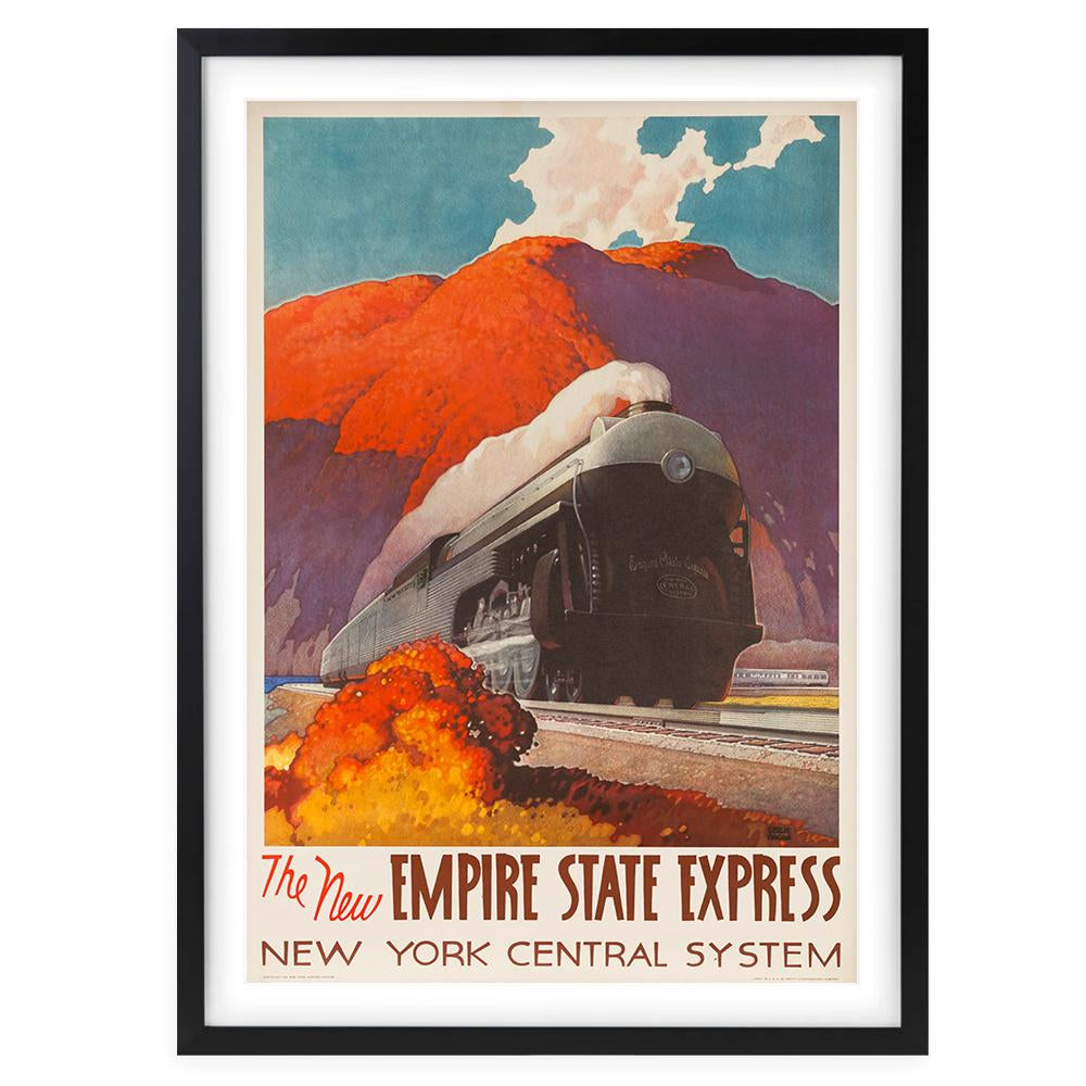 Empire State Express 105cm x 81cm Framed A1 Art Print