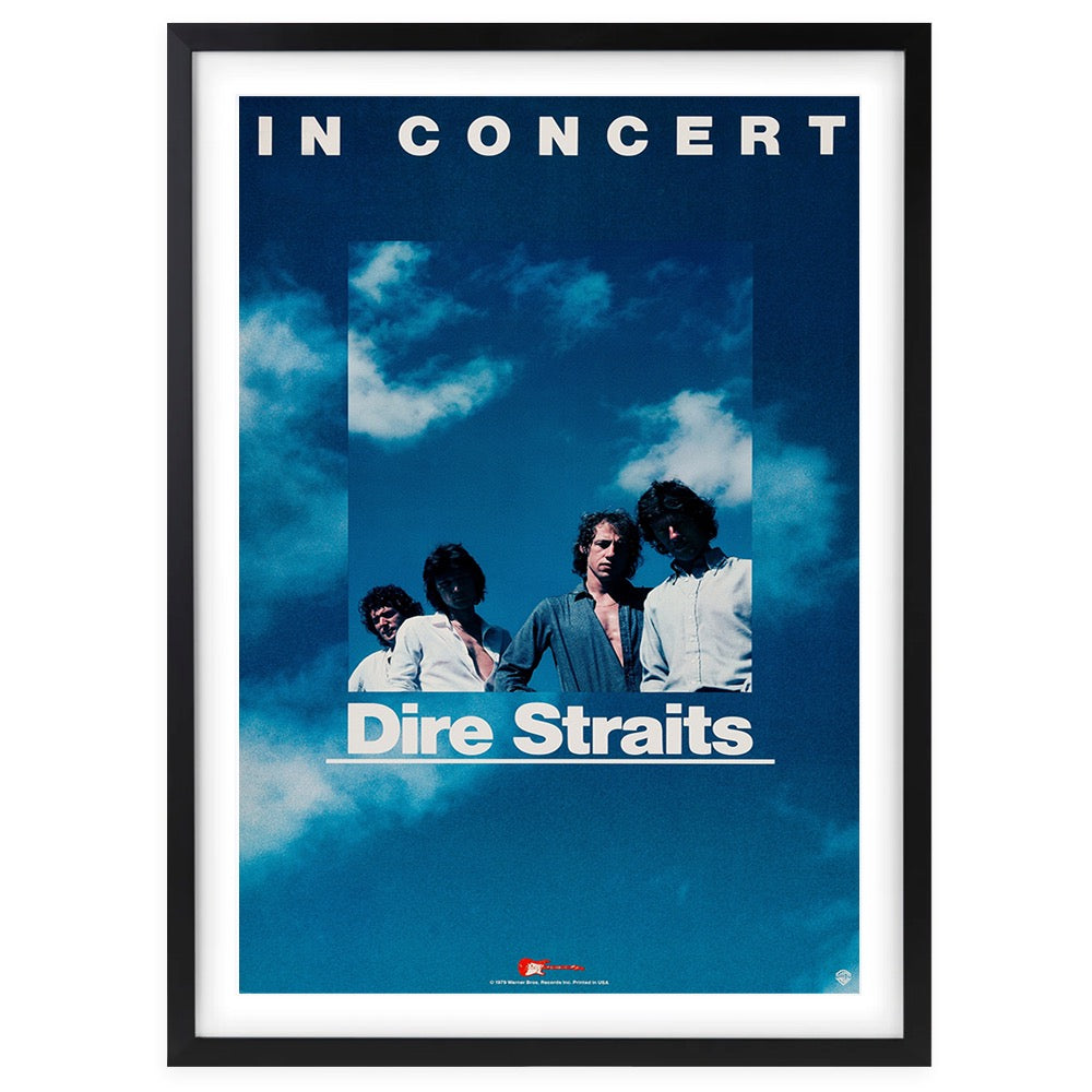 Dire Straits - In Concert - 1979 105cm x 81cm Framed A1 Art Print