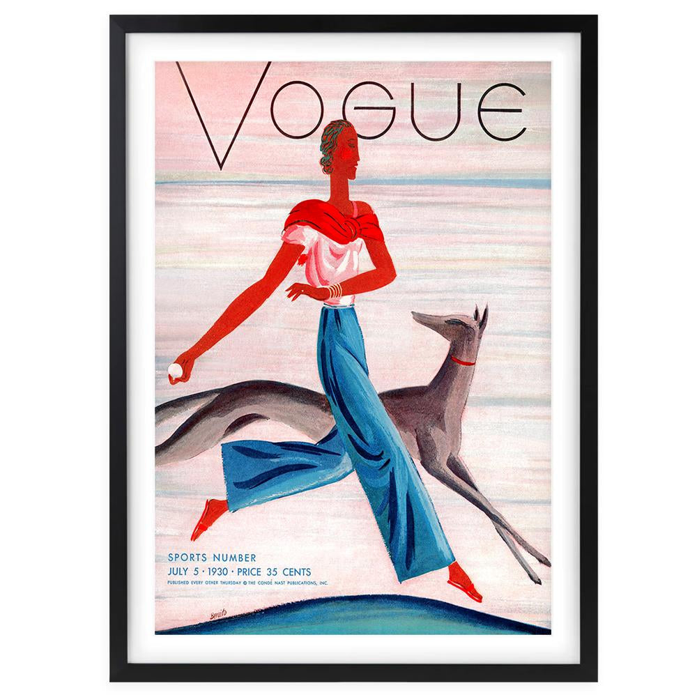 Vogue July 1930 105cm x 81cm Framed A1 Art Print