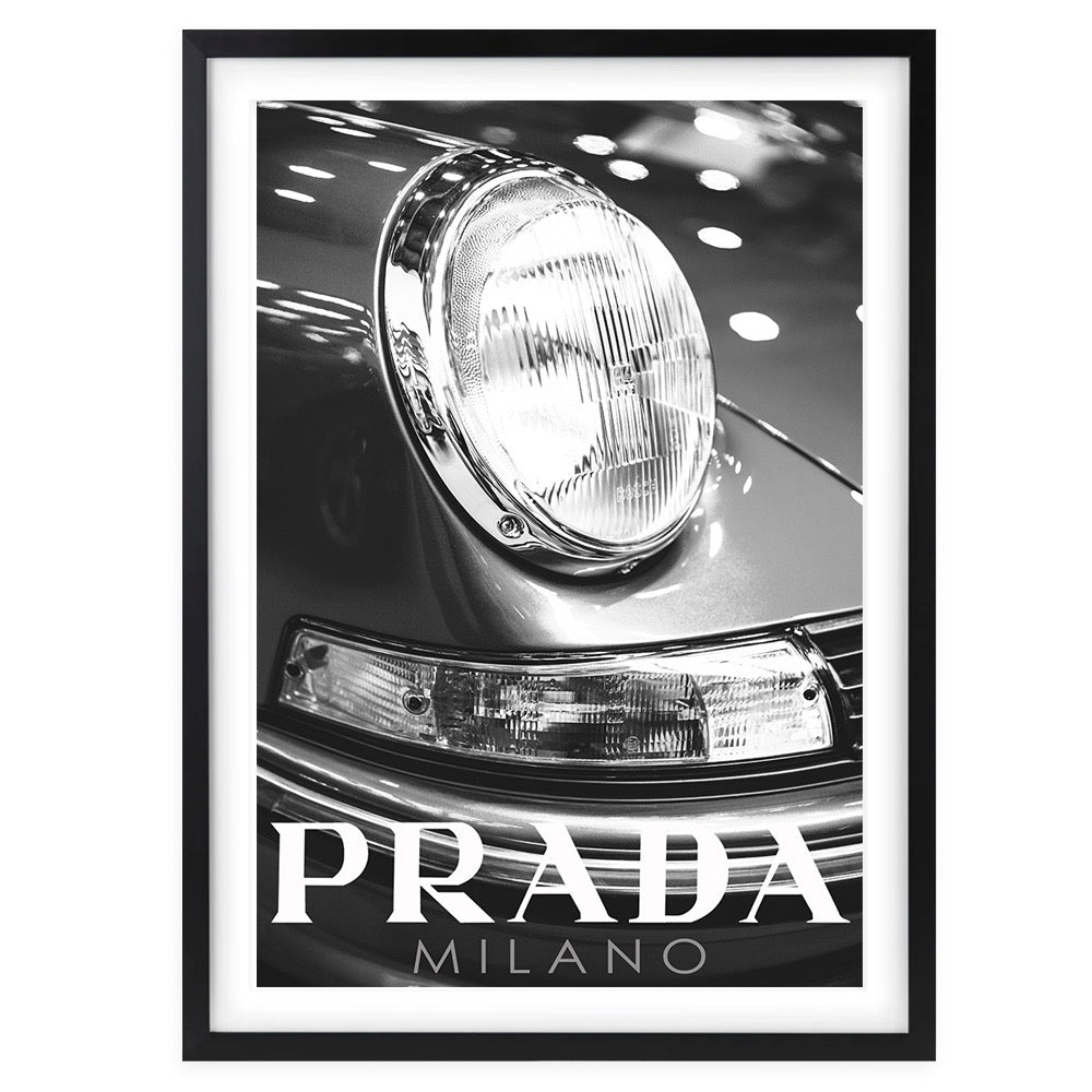 Prada Porsche 105cm x 81cm Framed A1 Art Print