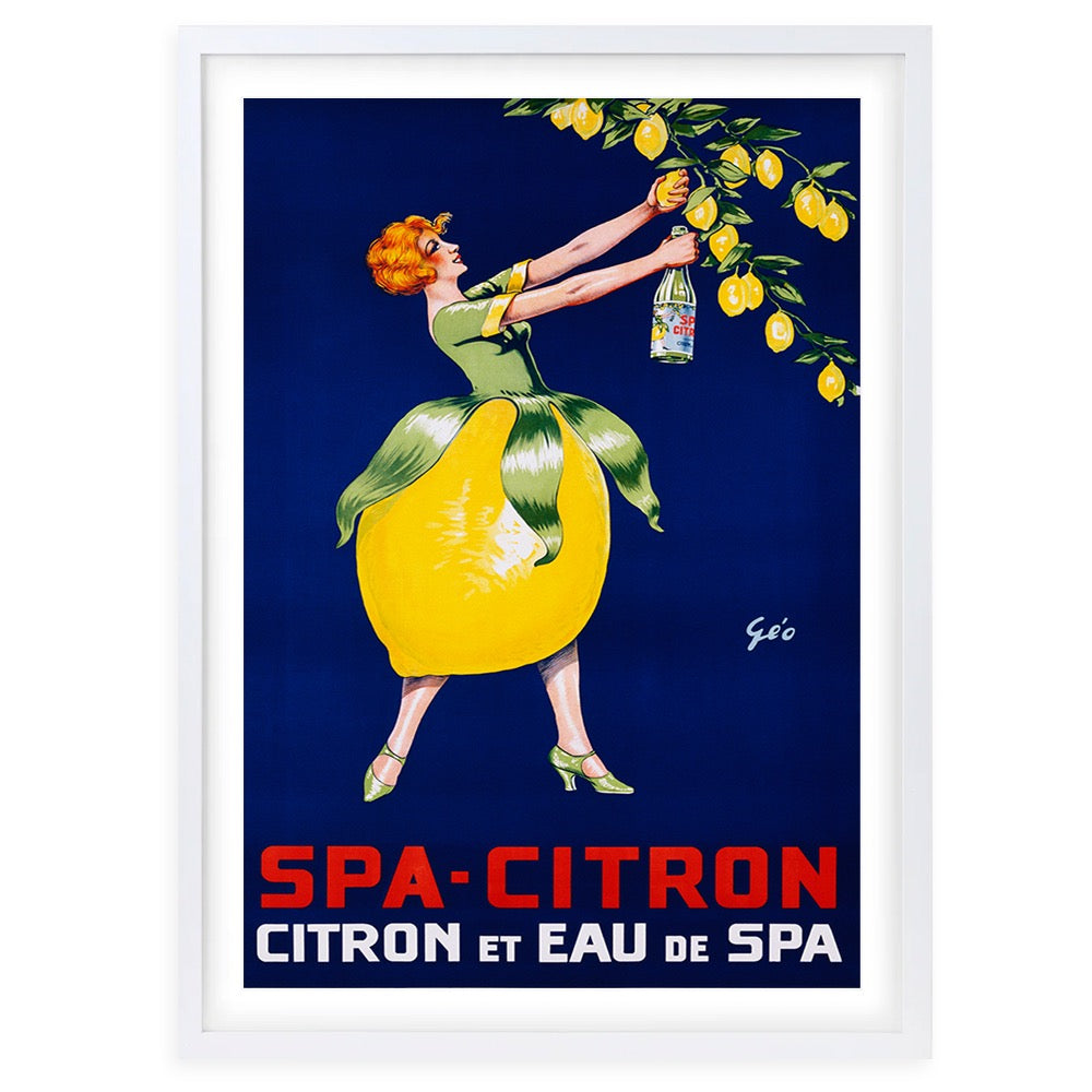 Spa Citron 105cm x 81cm Framed A1 Art Print