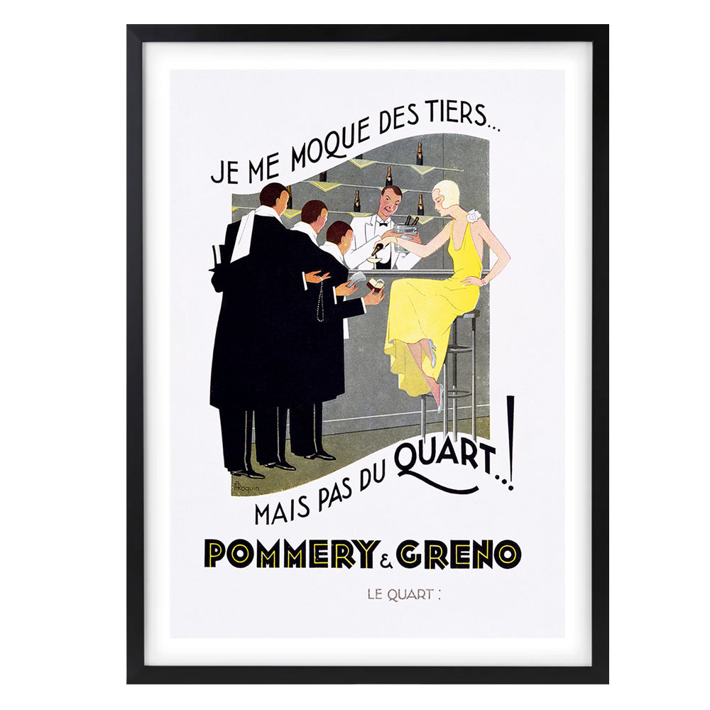 Pommery & Greno 105cm x 81cm Framed A1 Art Print