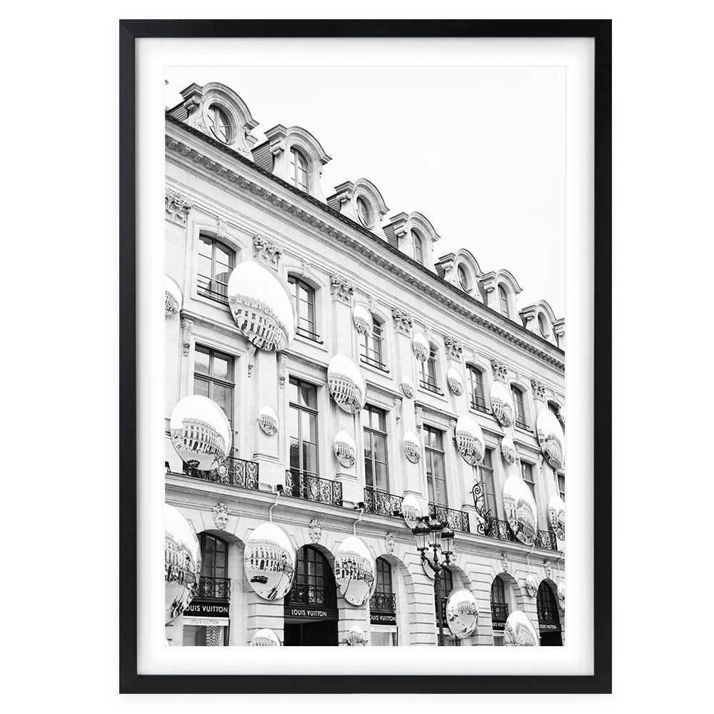Louis Vuitton Building 105cm x 81cm Framed A1 Art Print