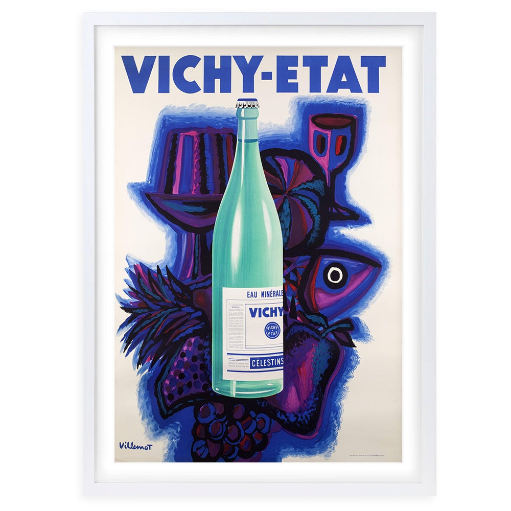 Vichy Etat 105cm x 81cm Framed A1 Art Print