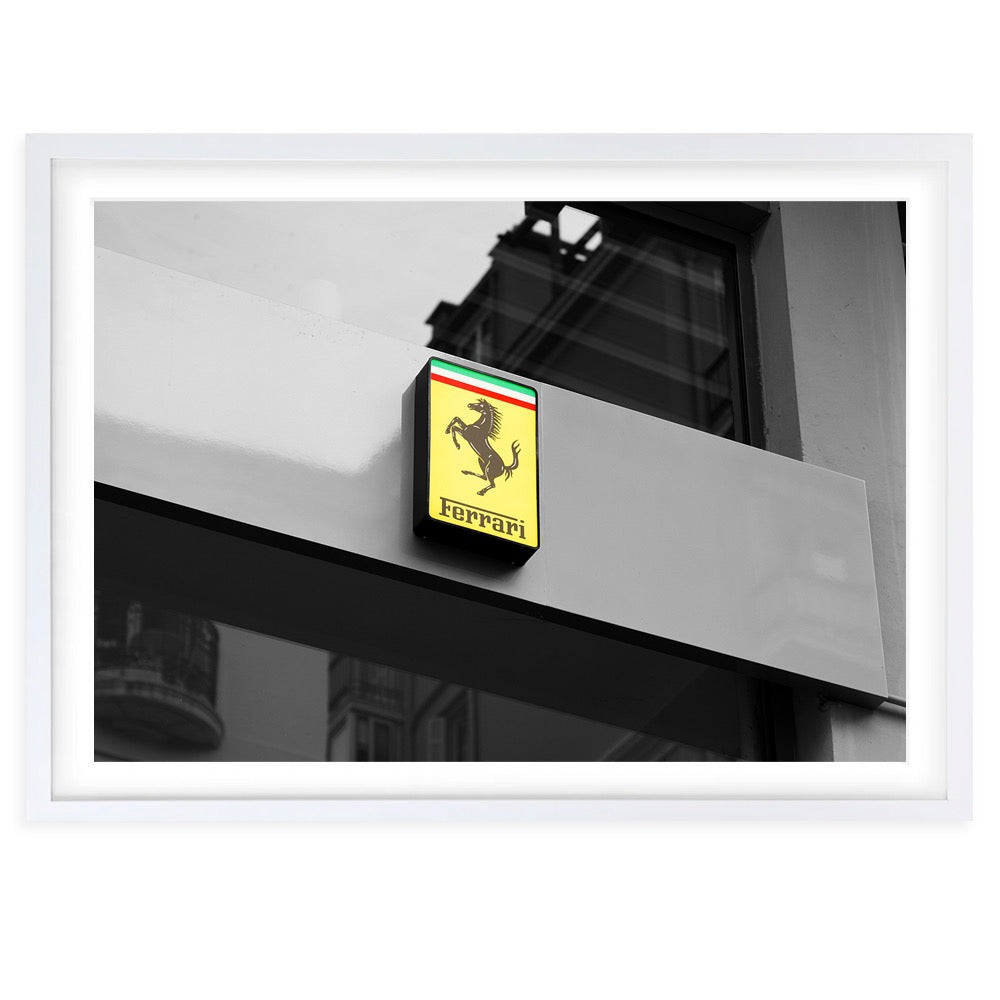 Ferrari Store 105cm x 81cm Framed A1 Art Print