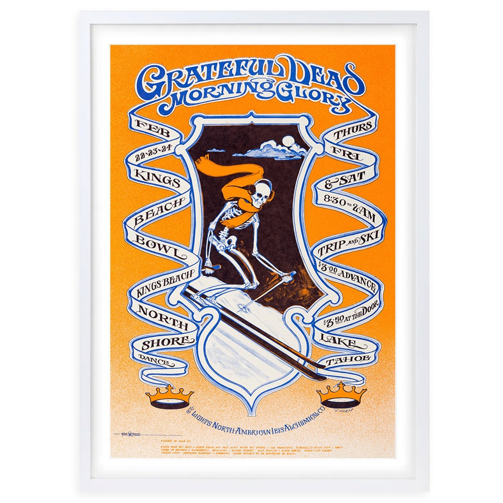 The Grateful Dead - Kings Beach 1968  105cm x 81cm Framed A1 Art Print