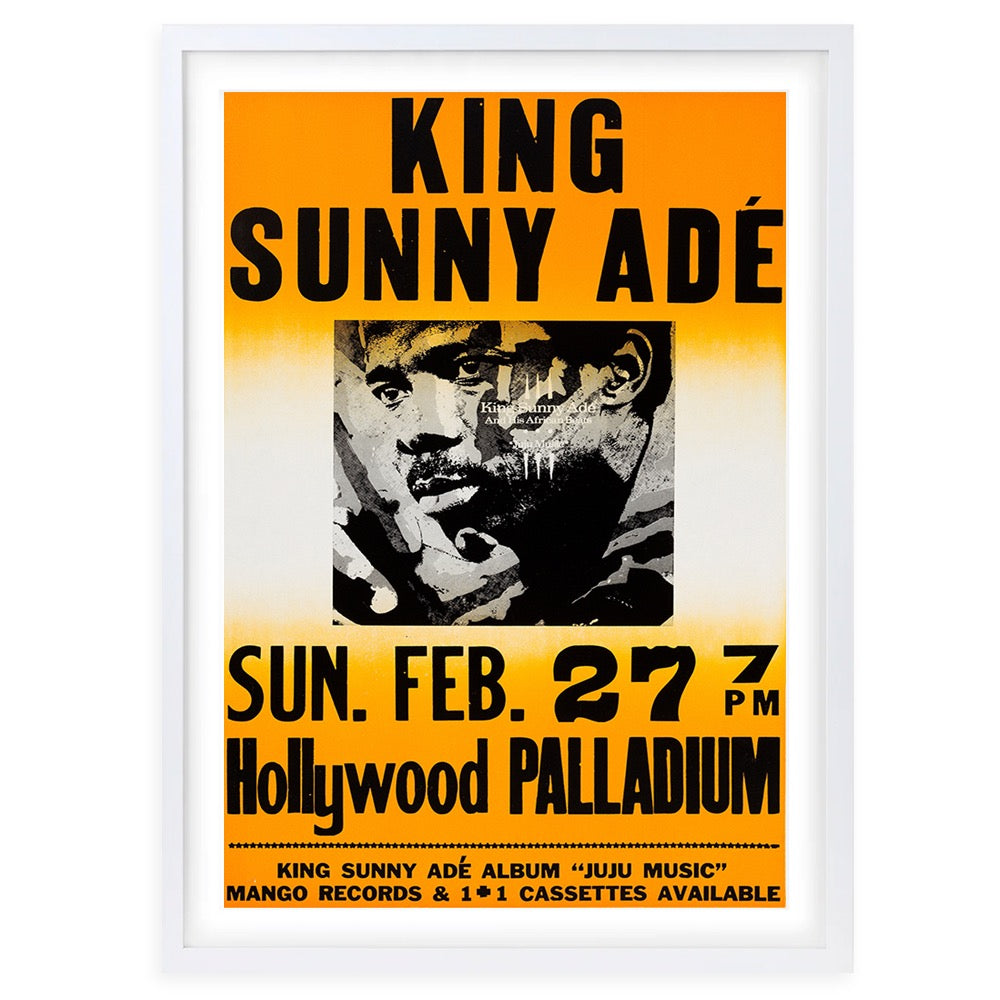 King Sunny Ade 105cm x 81cm Framed A1 Art Print