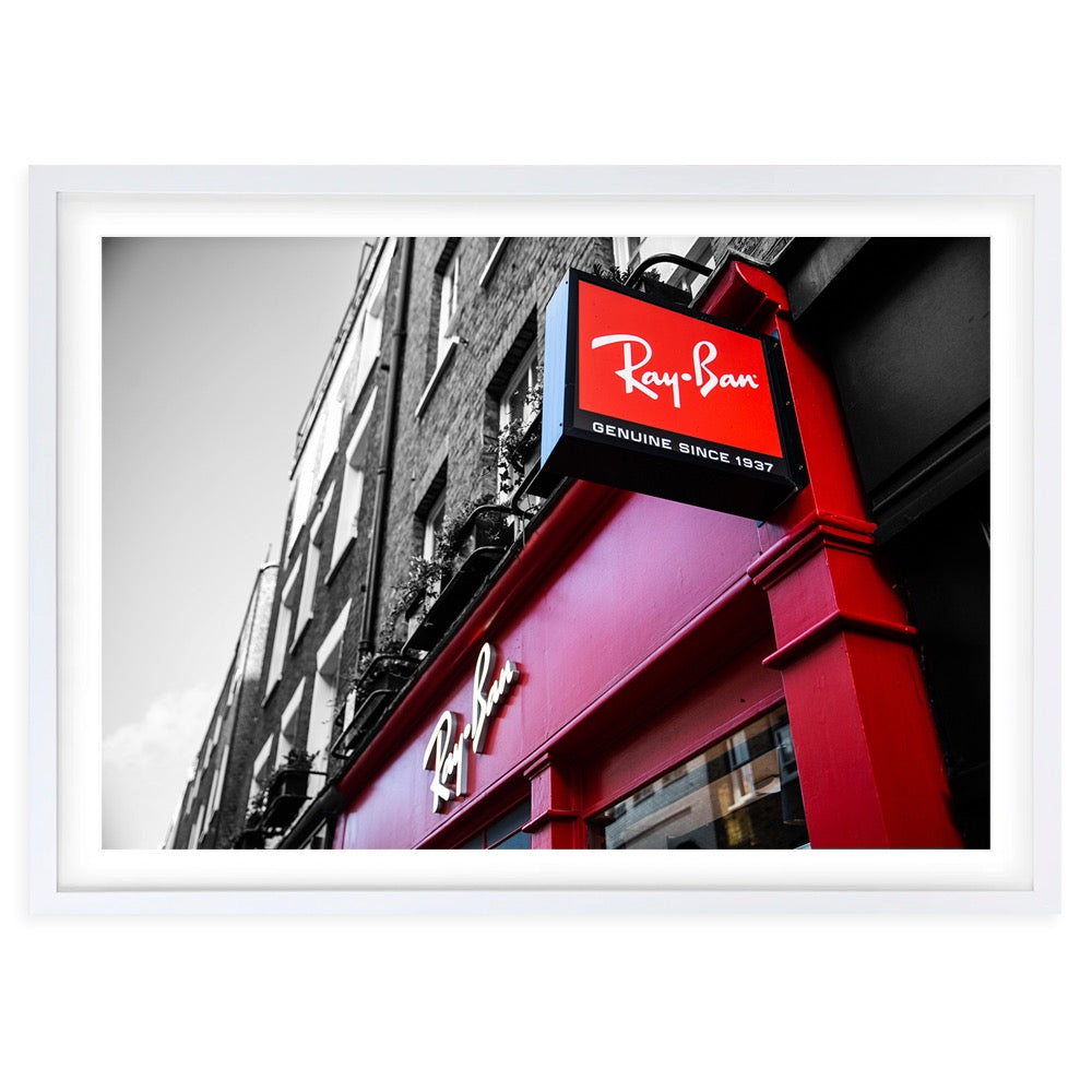 Ray Ban Store 105cm x 81cm Framed A1 Art Print
