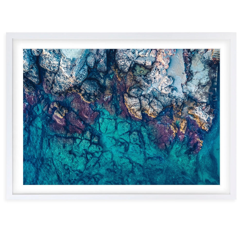 Croatia Coast Large 105cm x 81cm Framed A1 Art Print