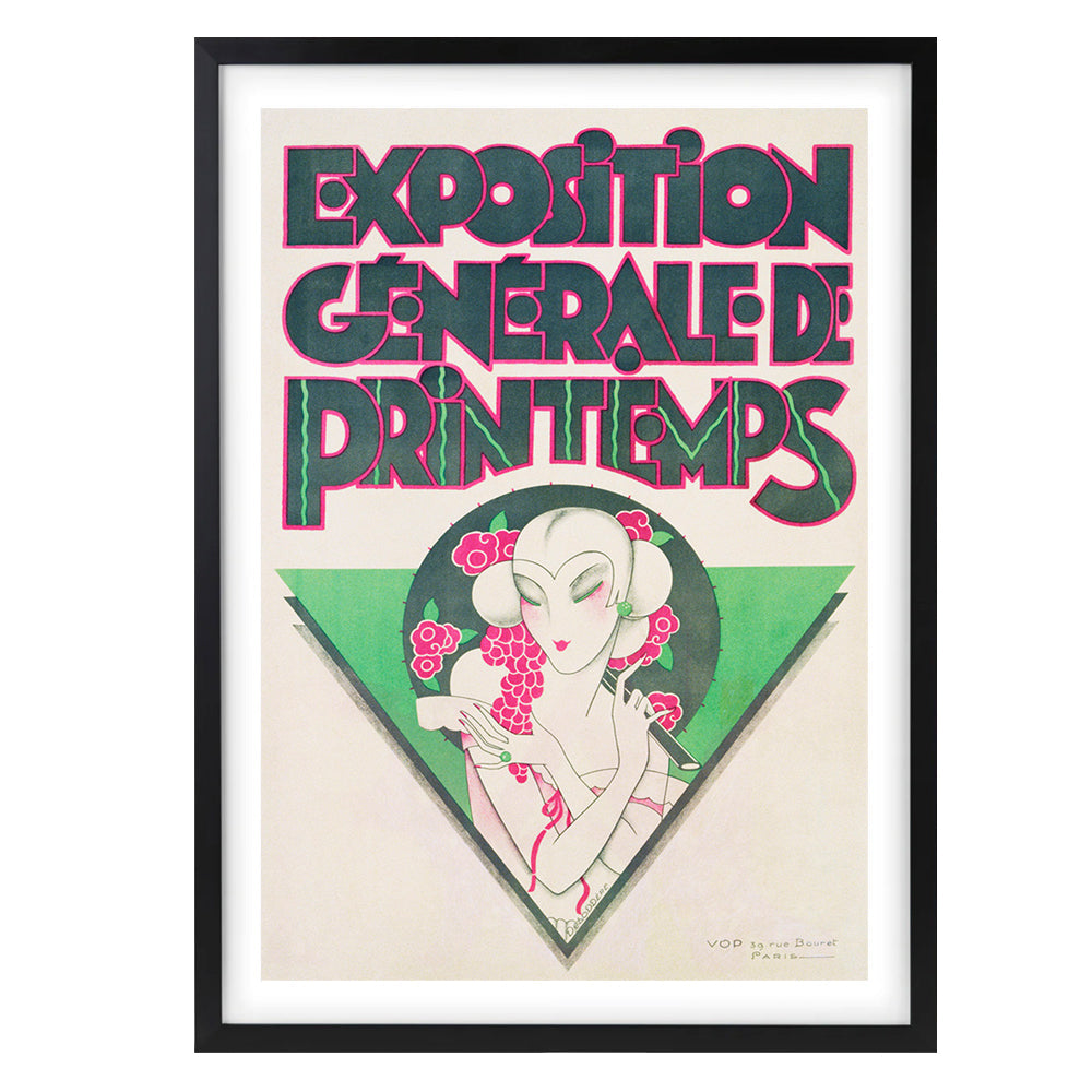 Exposition Generale De Printemps 105cm x 81cm Framed A1 Art Print