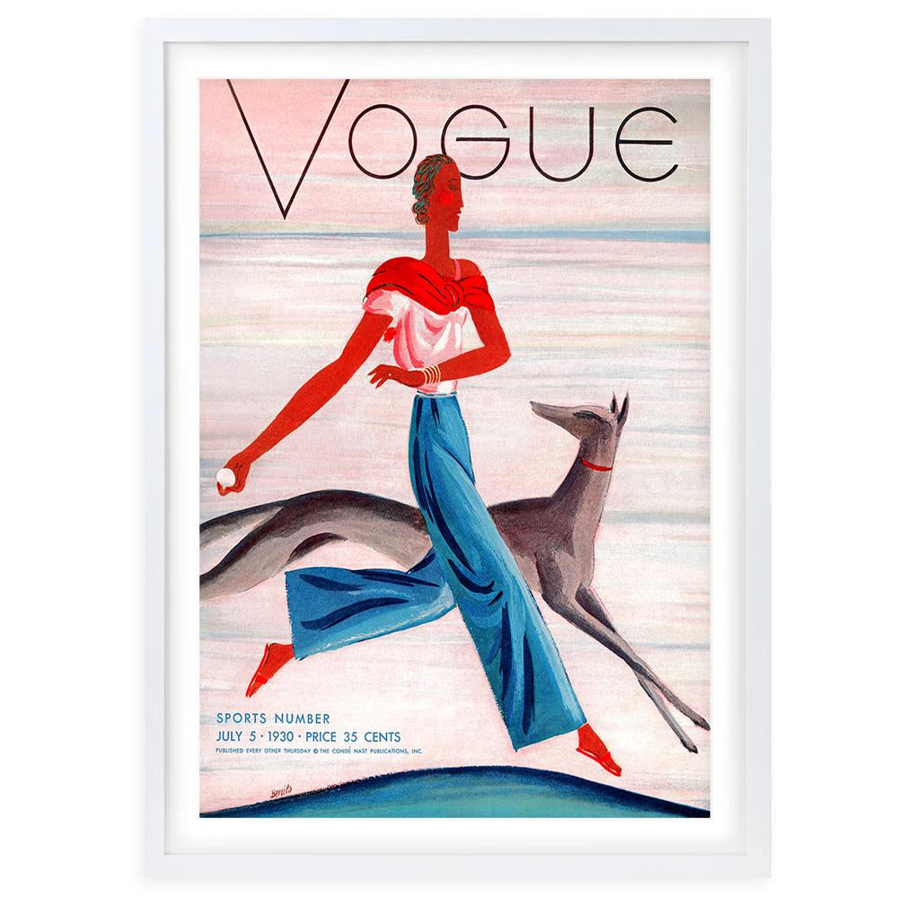 Vogue July 1930 105cm x 81cm Framed A1 Art Print