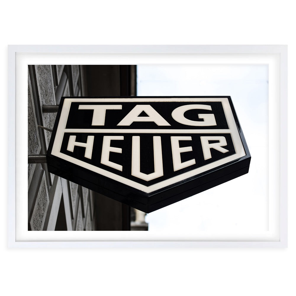 Tag Heuer 105cm x 81cm Framed A1 Art Print