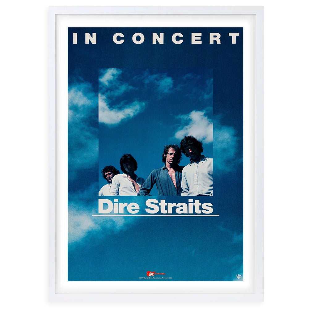 Dire Straits - In Concert - 1979 105cm x 81cm Framed A1 Art Print