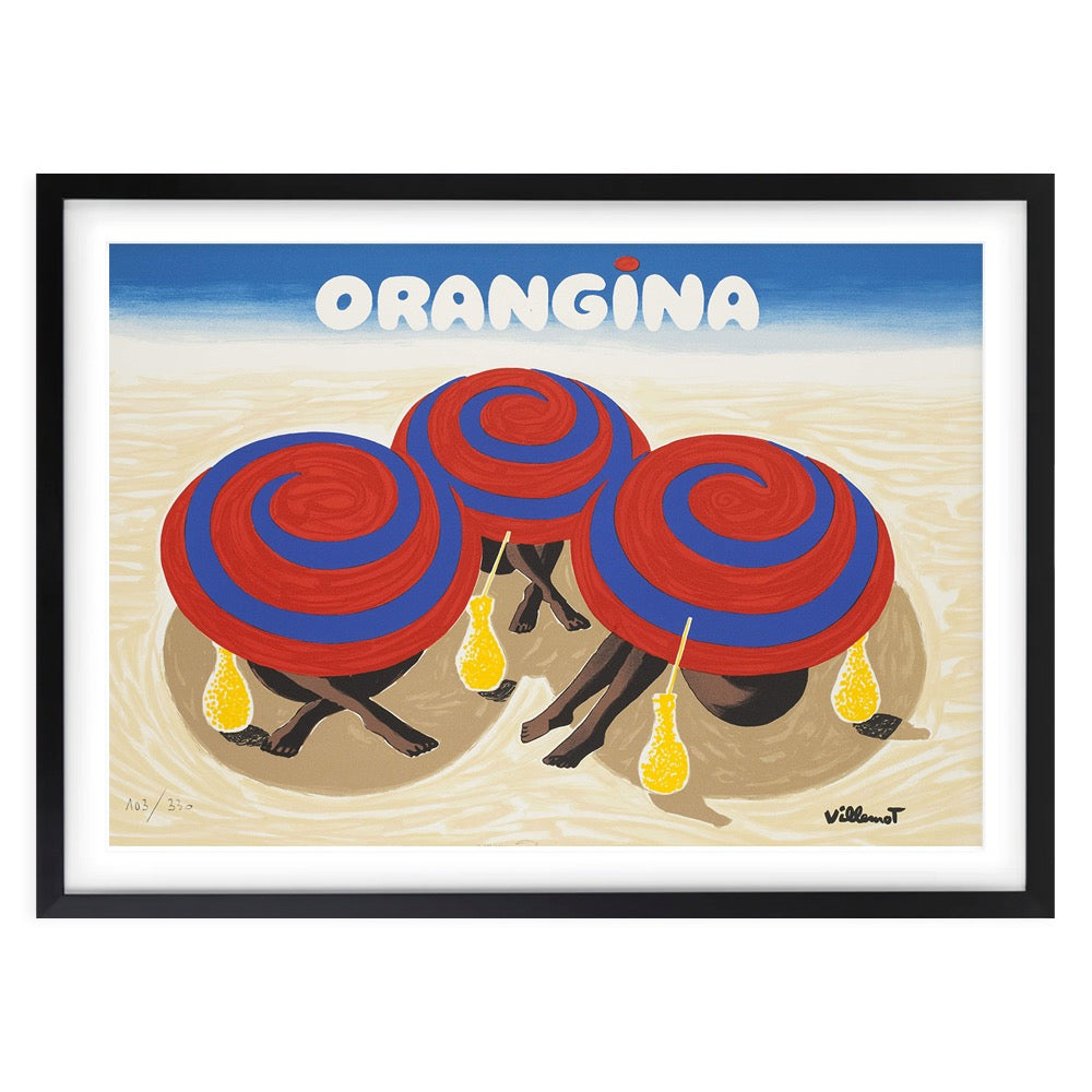 Orangina 105cm x 81cm Framed A1 Art Print