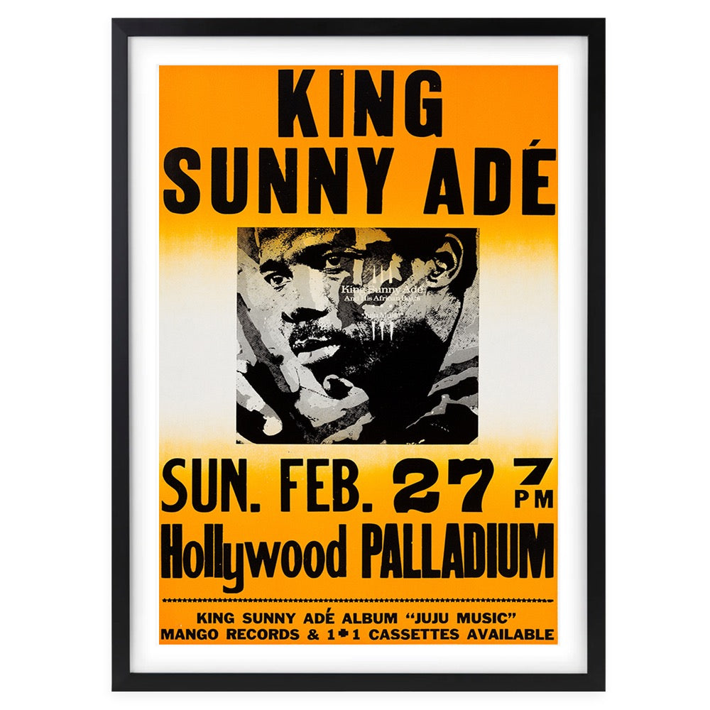 King Sunny Ade 105cm x 81cm Framed A1 Art Print