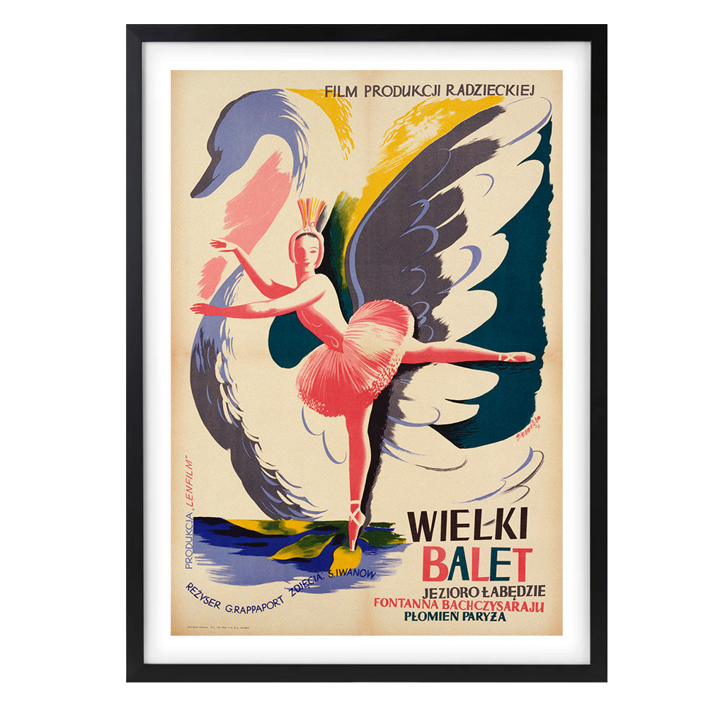 Wielki Balet 105cm x 81cm Framed A1 Art Print
