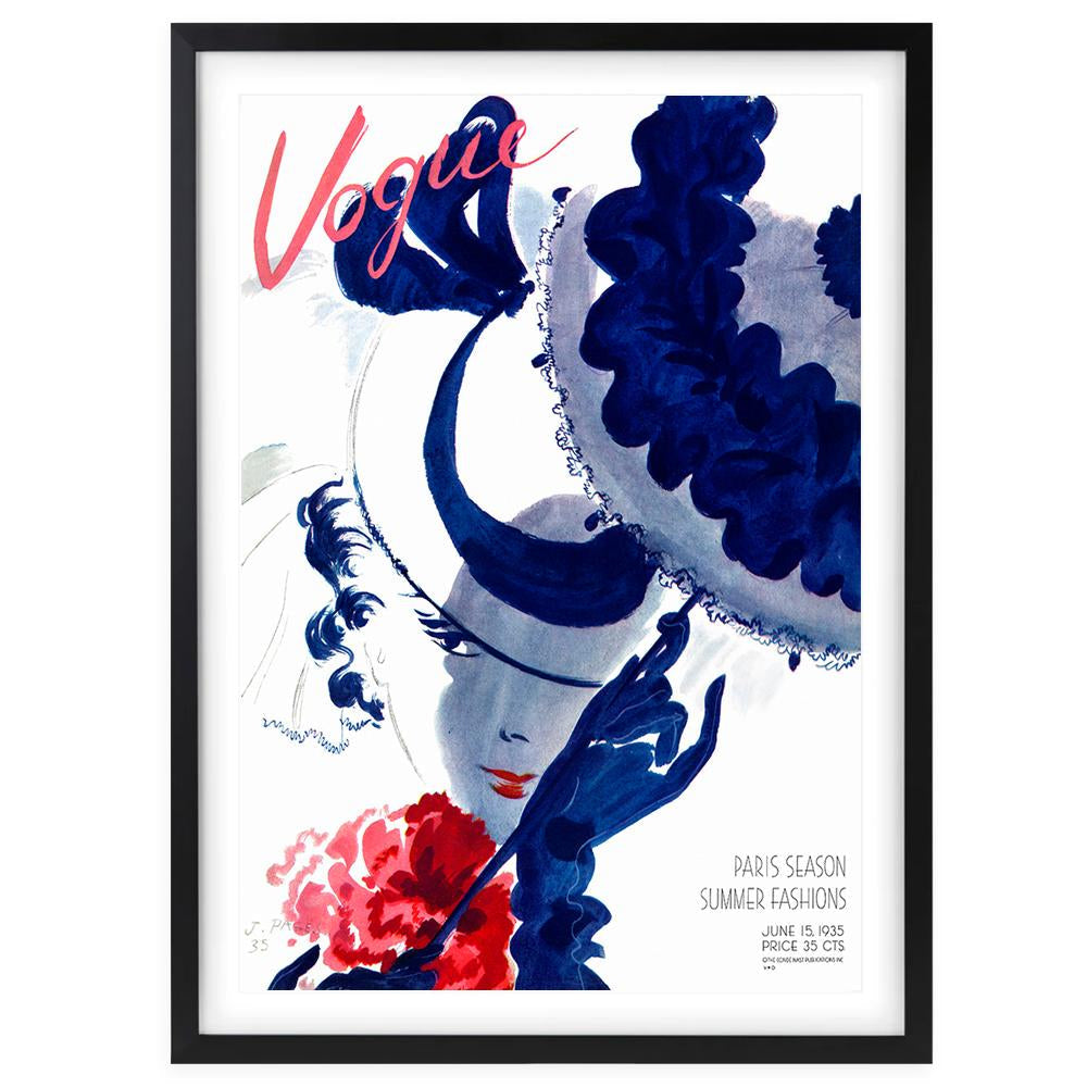 Vogue June 1935 105cm x 81cm Framed A1 Art Print