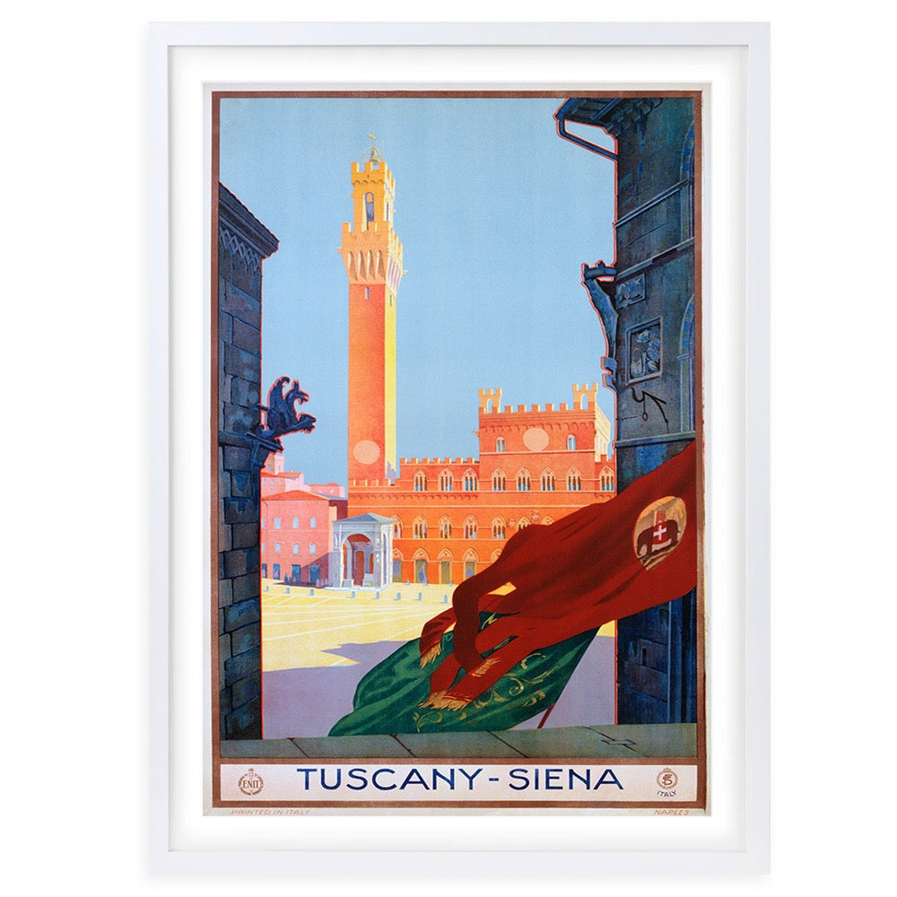 Tuscany Siena 105cm x 81cm Framed A1 Art Print