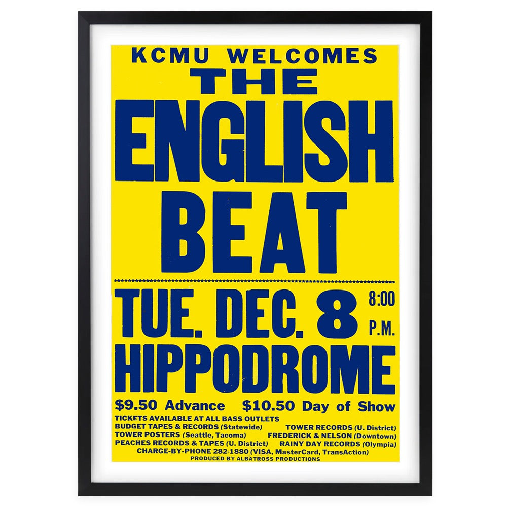 The English Beat 105cm x 81cm Framed A1 Art Print