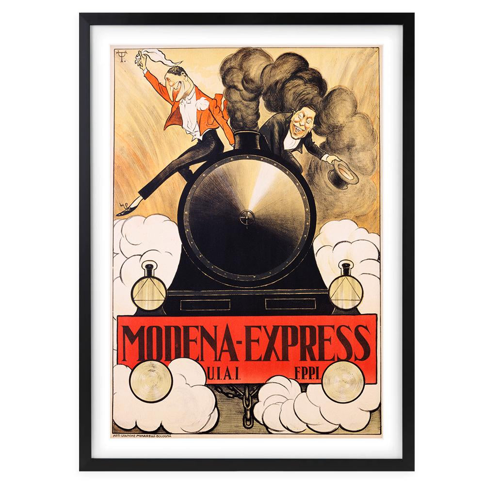 Modena Express 105cm x 81cm Framed A1 Art Print