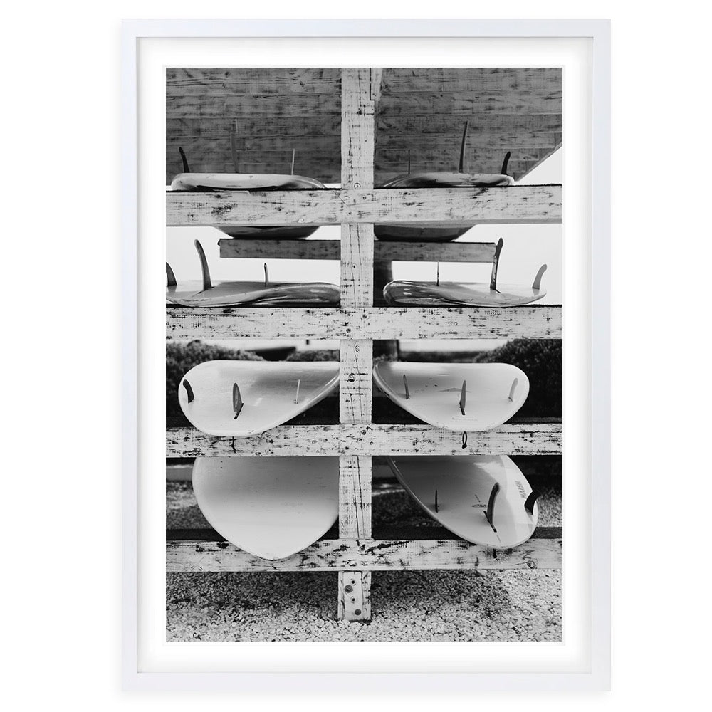Surf Stack 105cm x 81cm Framed A1 Art Print