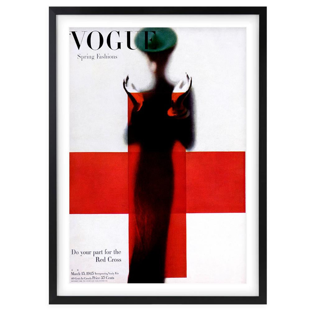 Vogue March 1945 105cm x 81cm Framed A1 Art Print