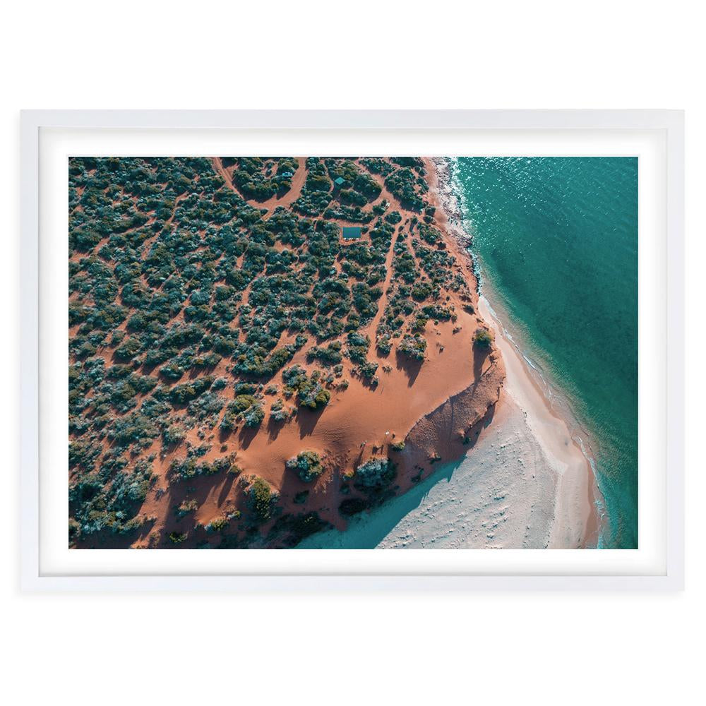 Francois Peron, Shark Bay 105cm x 81cm Framed A1 Art Print