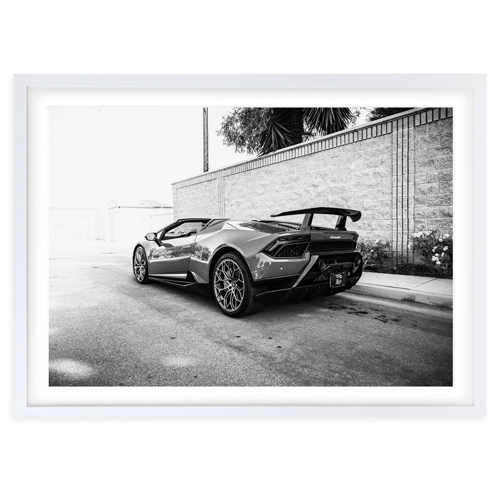 Lamborghini 105cm x 81cm Framed A1 Art Print
