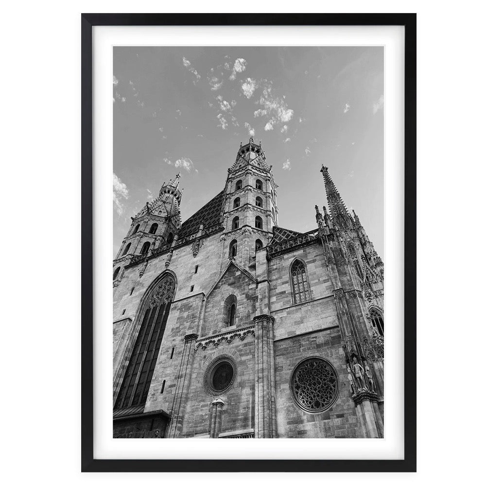Italian Church 105cm x 81cm Framed A1 Art Print
