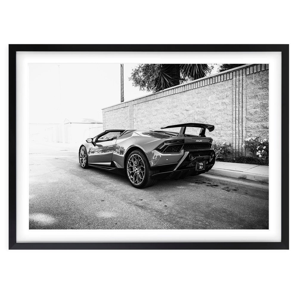 Lamborghini 105cm x 81cm Framed A1 Art Print