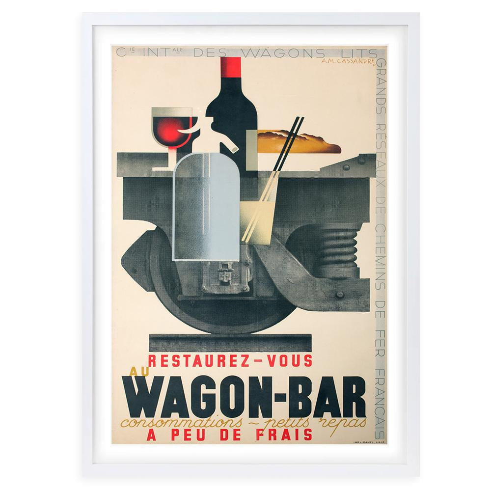 Wagon Bar 105cm x 81cm Framed A1 Art Print