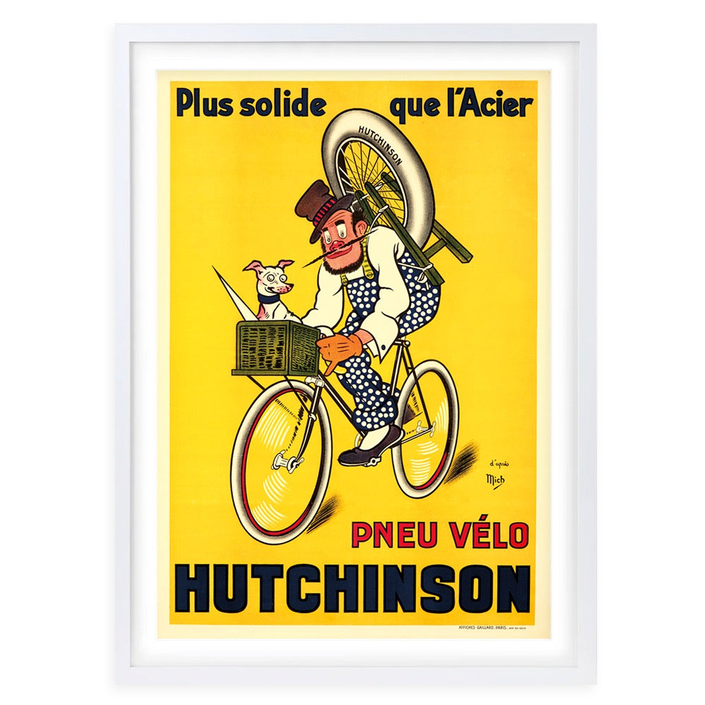 Hutchinson Cycles 105cm x 81cm Framed A1 Art Print