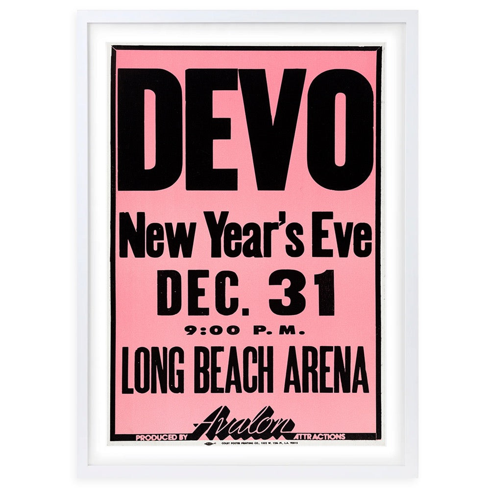 Devo Large 105cm x 81cm Framed A1 Art Print