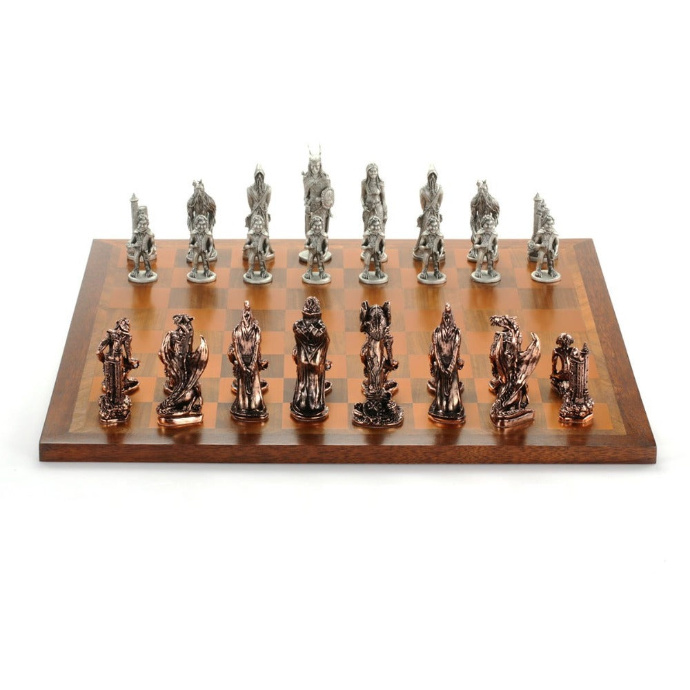 Royal Selangor War of the Rings Pewter Chess Set