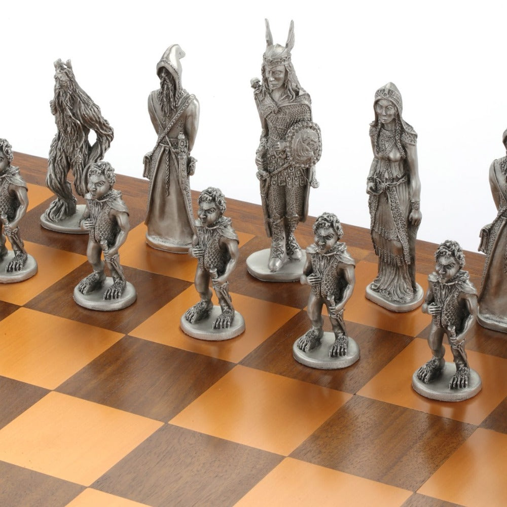 Royal Selangor War of the Rings Pewter Chess Set