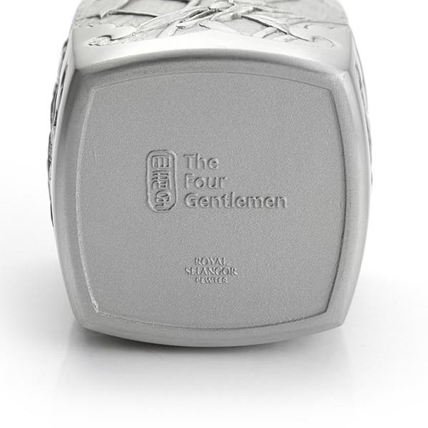 Royal Selangor Four Gentlemen Pewter Tea Caddy (2 Sizes to Choose)